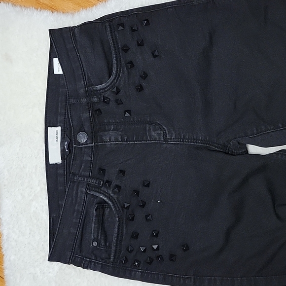 Garage Black High Rise Jeans with Studs - Picture 7 of 10